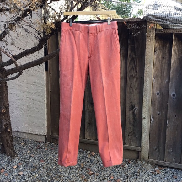 Vintage Murray’s Toggery shop pants men’s 31x30 red chino khaki preppy - Picture 1 of 10